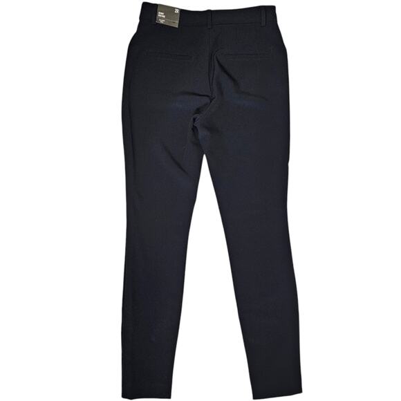 Express High Rise Skinny Super soft twill pants in black size 2R - Picture 3 of 8